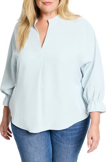 Nic + Zoe Nic+zoe Breezy Cinch Raglan Sleeve Top