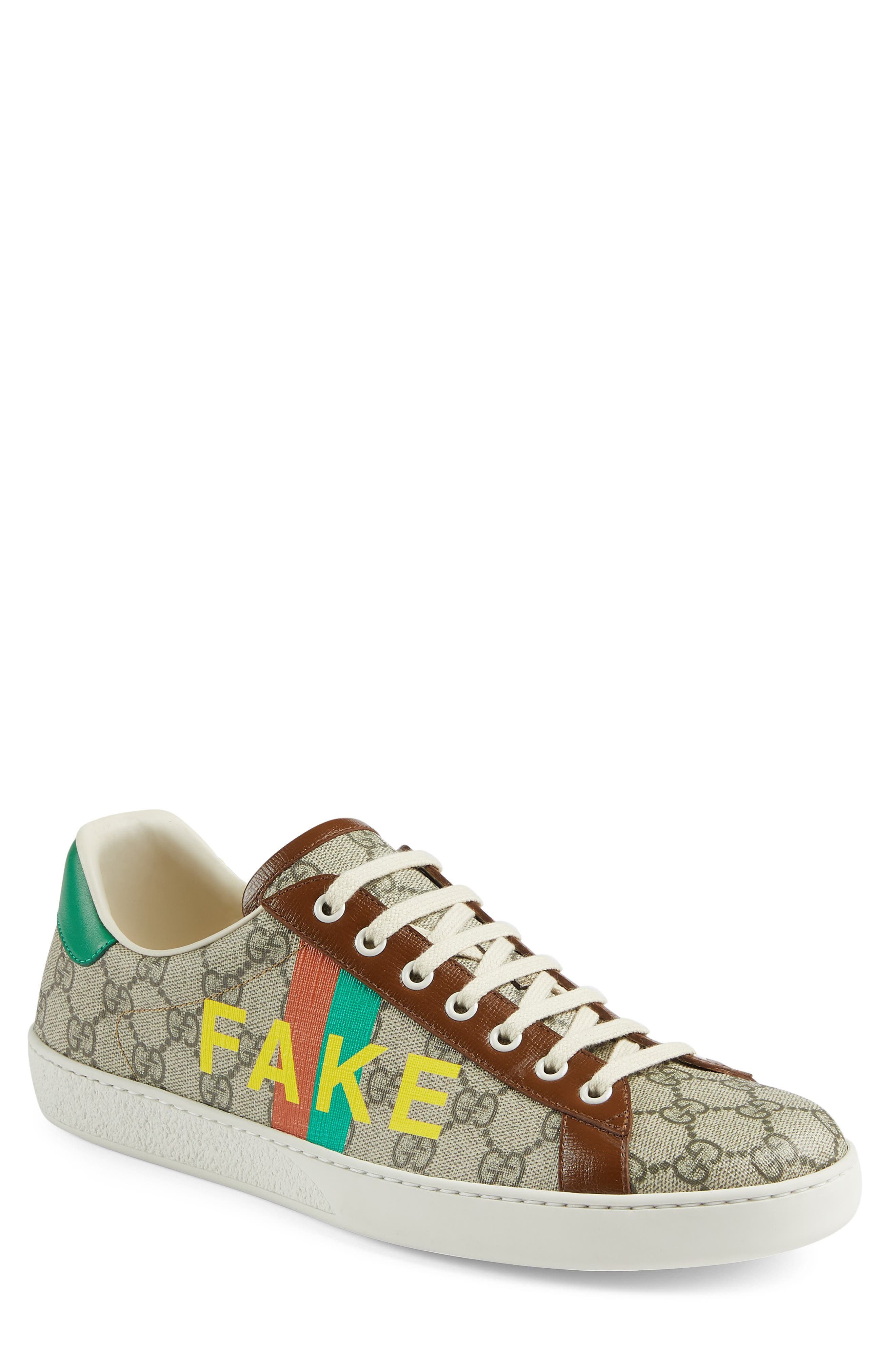 Gucci Ace Fake/Not Fake GG Supreme Sneaker, Main, color, 