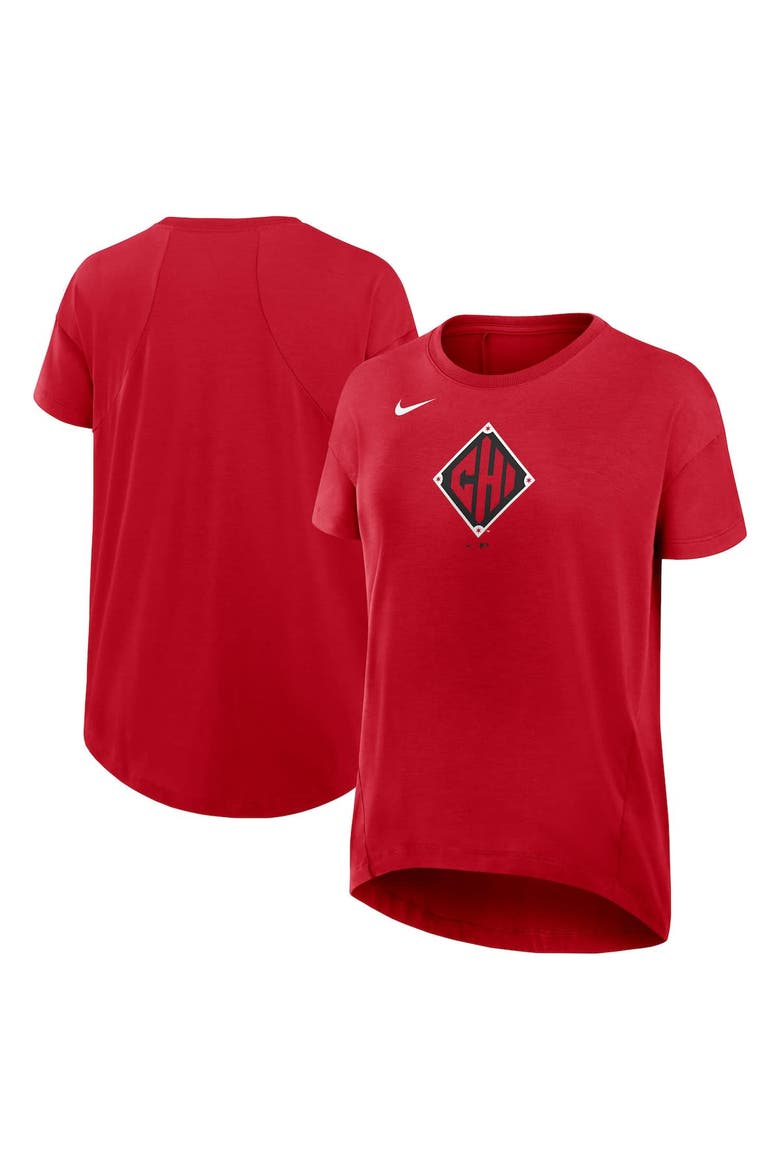 Women's Nike  Red Chicago White Sox 2025 City Connect Flowy Fashion Tri-Blend Performance T-Shirt, Main, color, Red