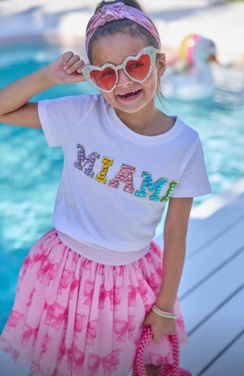 LOLA + THE BOYS LOLA + THE BOYS CRYSTAL MIAMI T-SHIRT 
