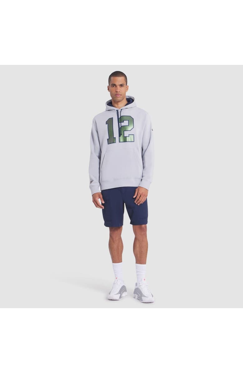 Nike Men's Nike Wolf Gray Seattle Seahawks 2025 Rivalries Collection Club Hoodie, Alternate, color, Gray