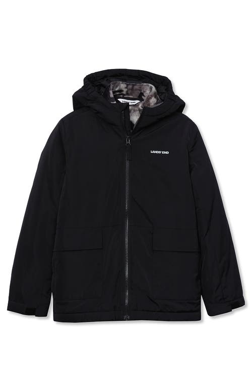 Lands' End Kids Water Resistant Insulated 3 In Black