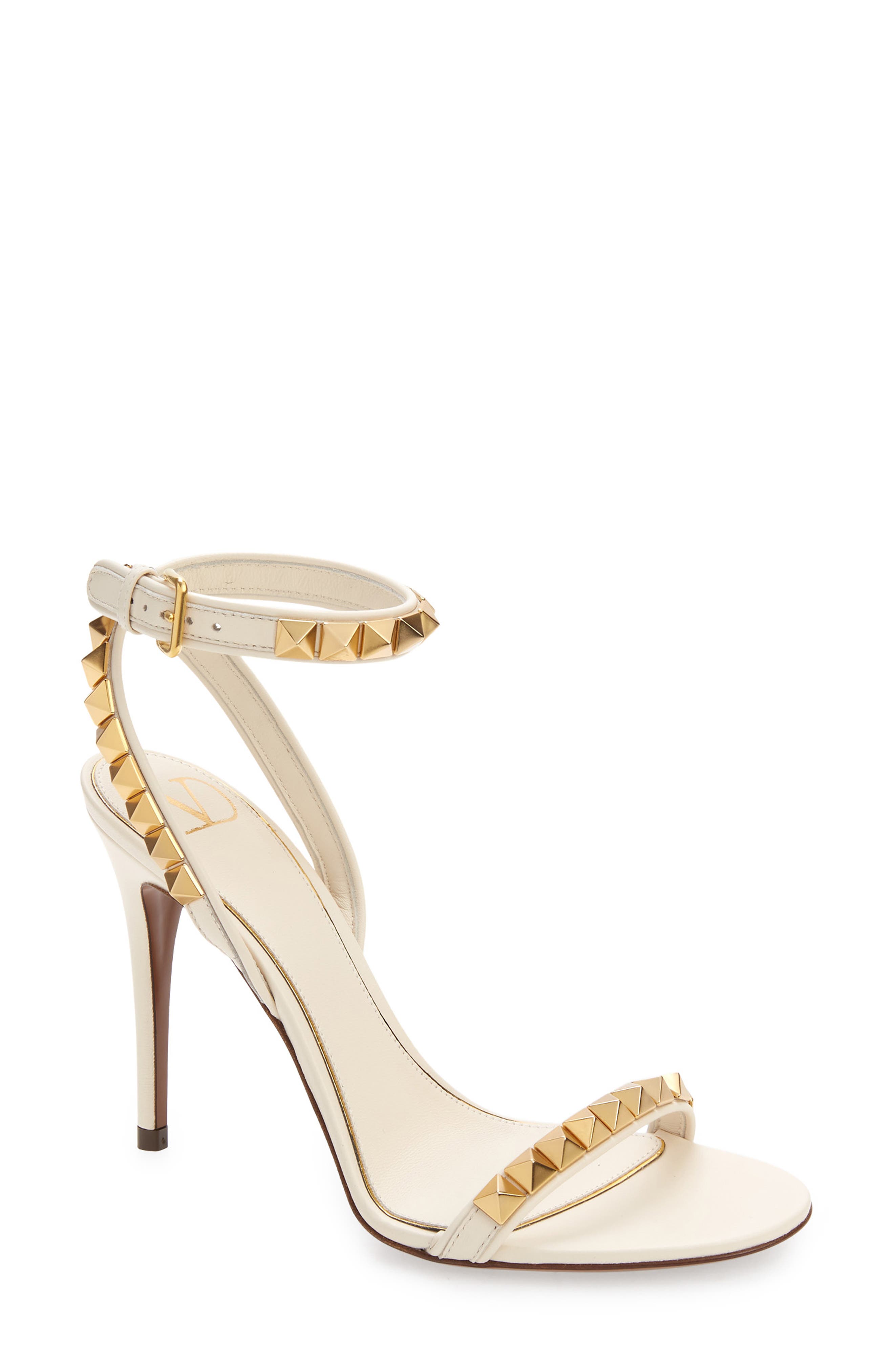 Valentino Garavani Rockstud No Limit Ankle Strap Sandal, Main, color, 