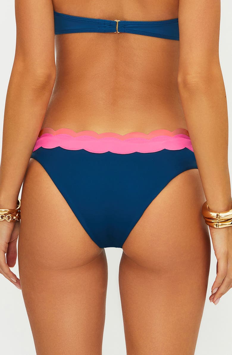 Beach Riot Fay Scallop Bikini Bottoms, Alternate, color, Seashell Isle Colorblock