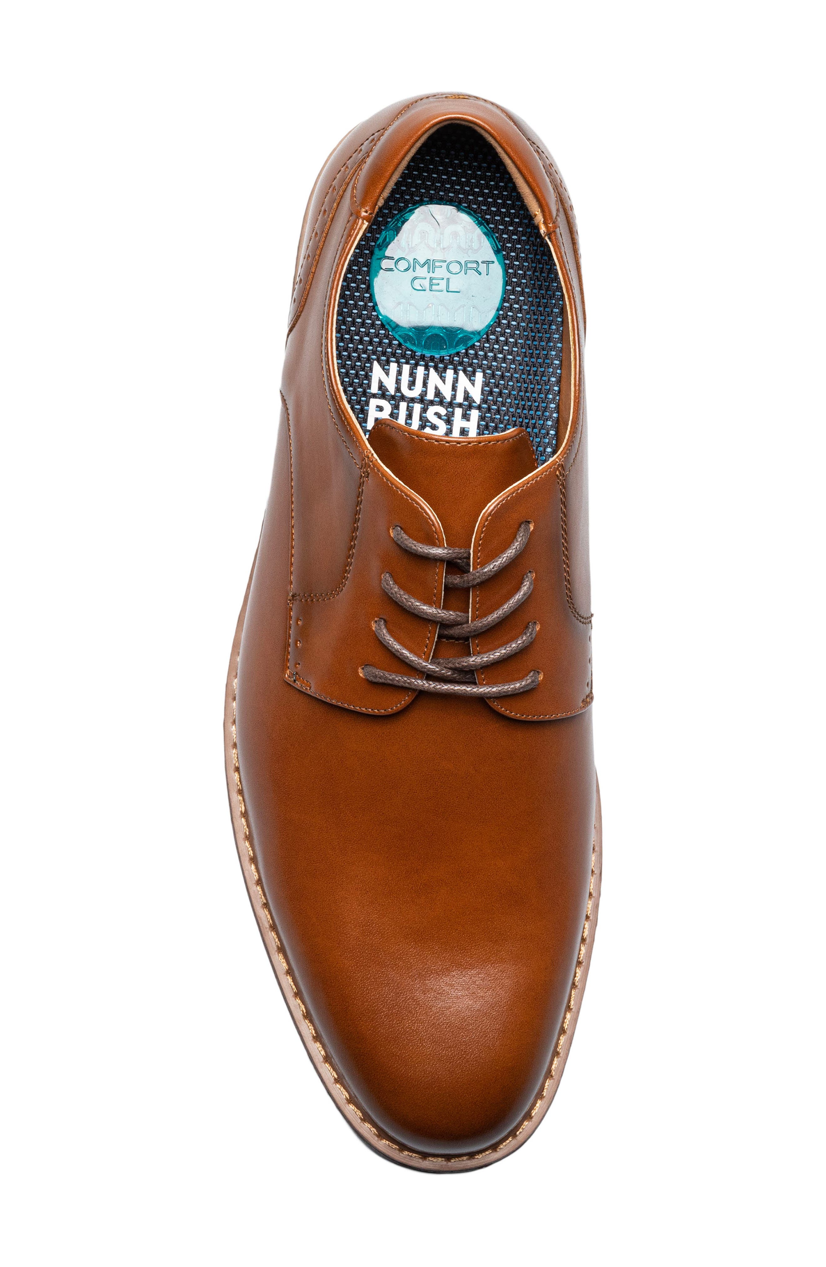 Royce Plain Toe Oxford, Alternate, color, COGNAC