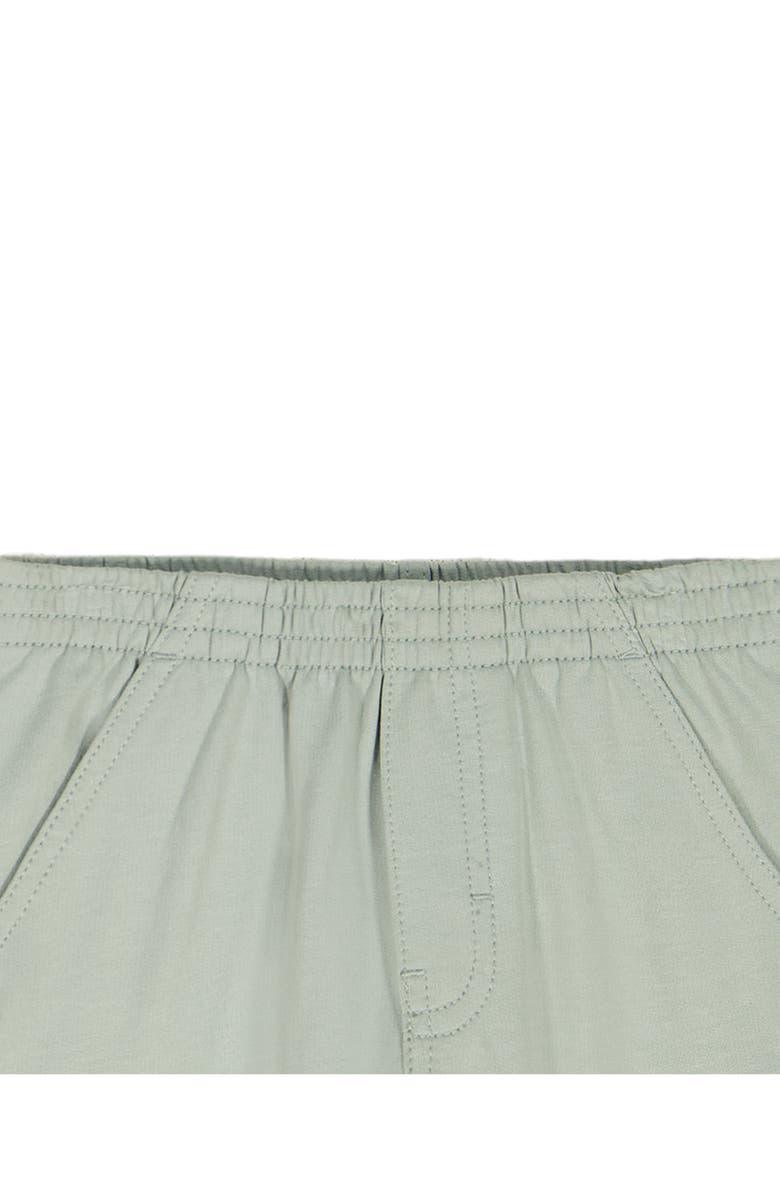 Calvin Klein Kids' Pocket T-Shirt & Shorts Set, Alternate, color, Green/ Beige