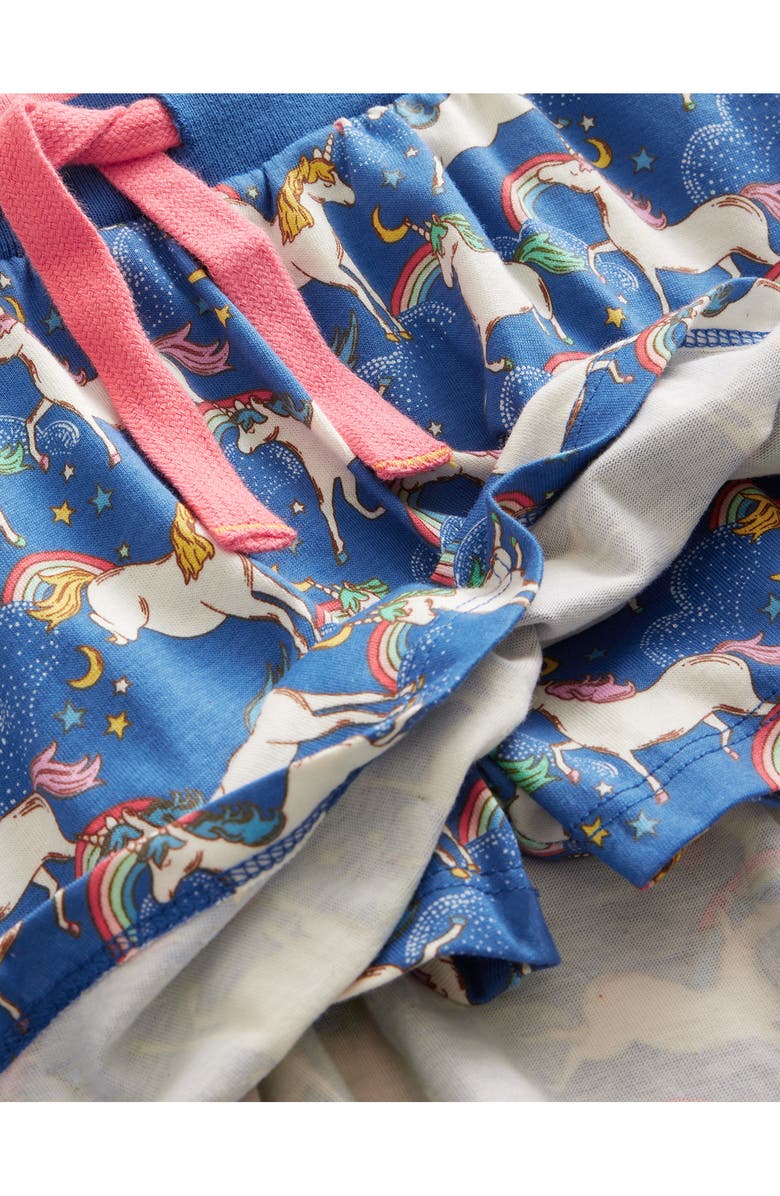 Mini Boden Kids' Unicorn Print Jersey Skort, Alternate, color,