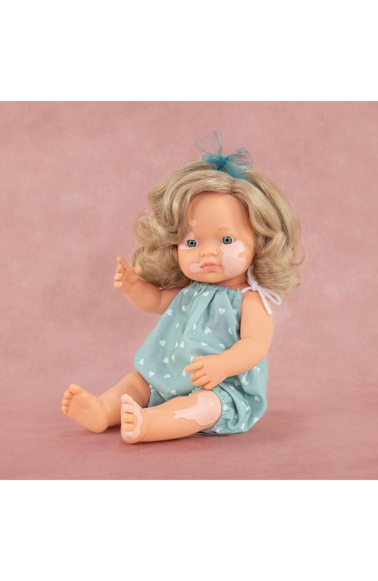 Miniland My Friends and Me Collection Baby Girl Doll with Dark Blonde Hair and Vitalago - 15", Alternate, color, Beige