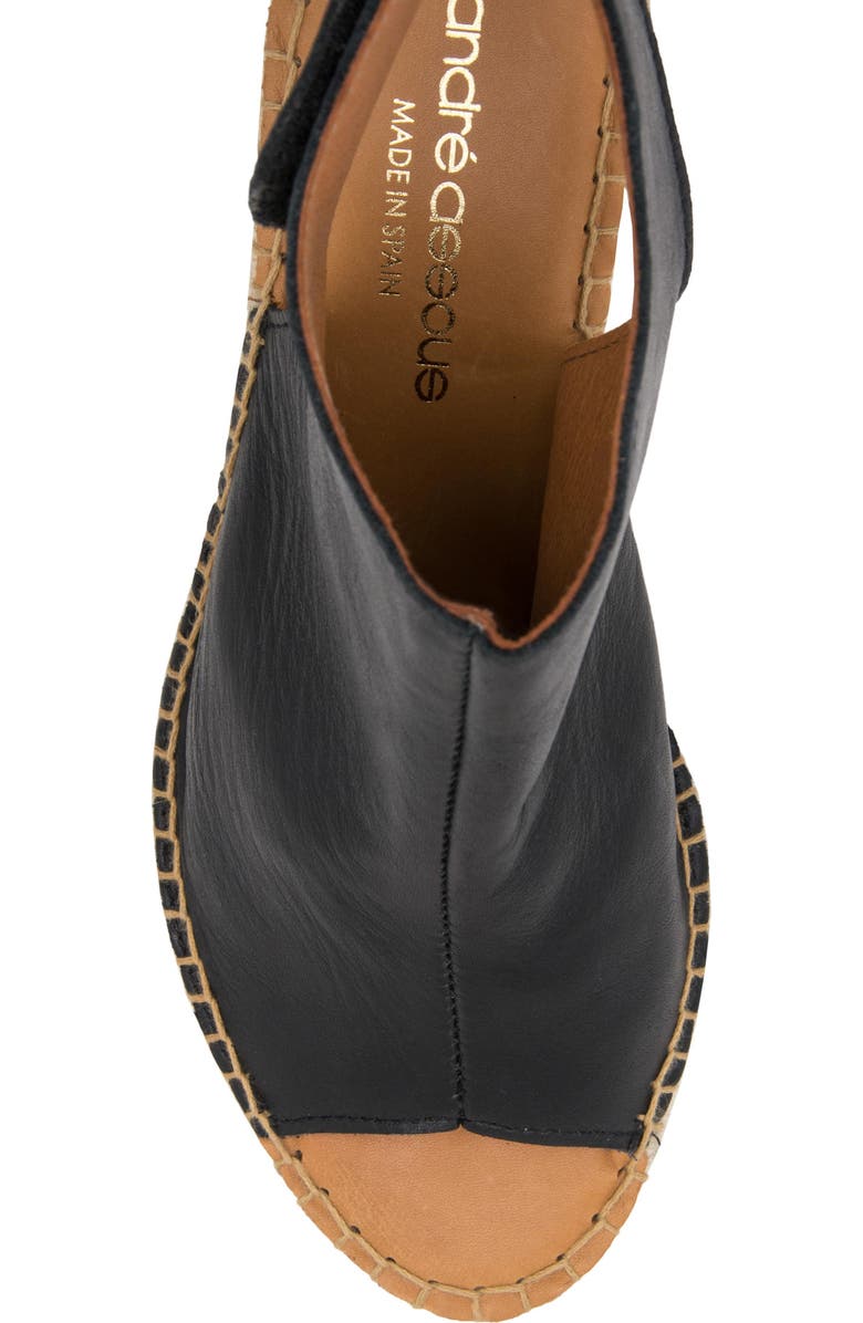 André Assous Flora Espadrille Wedge Shield Sandal, Alternate, color,