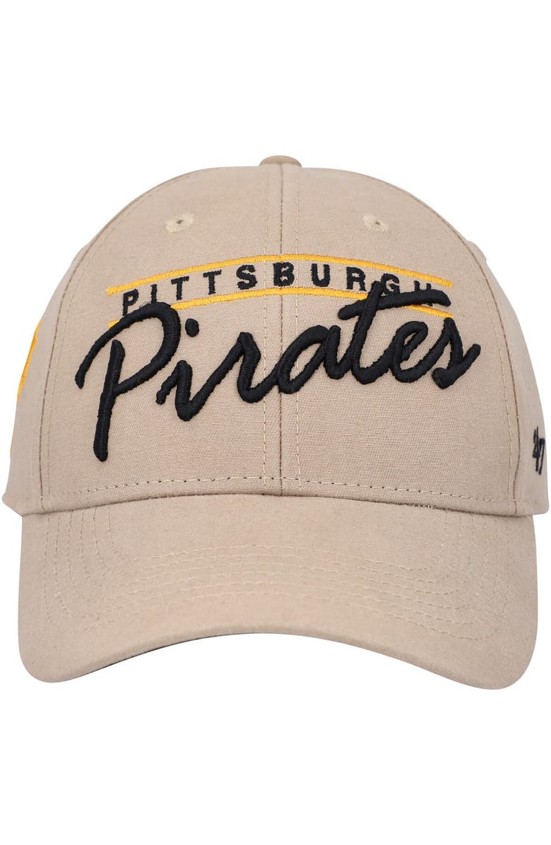 '47 Men's '47 Khaki Pittsburgh Pirates Atwood MVP Adjustable Hat, Alternate, color, 