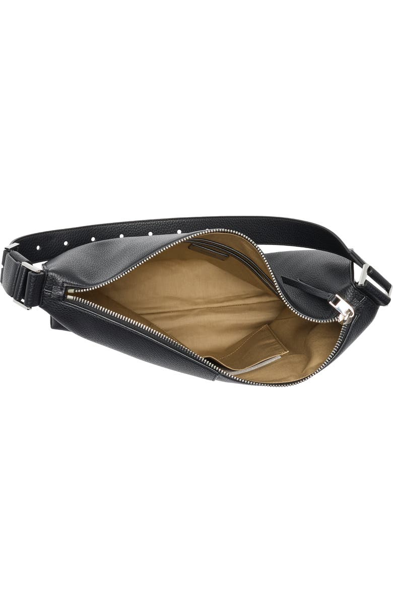 AllSaints Edbury Leather Shoulder Bag, Alternate, color,