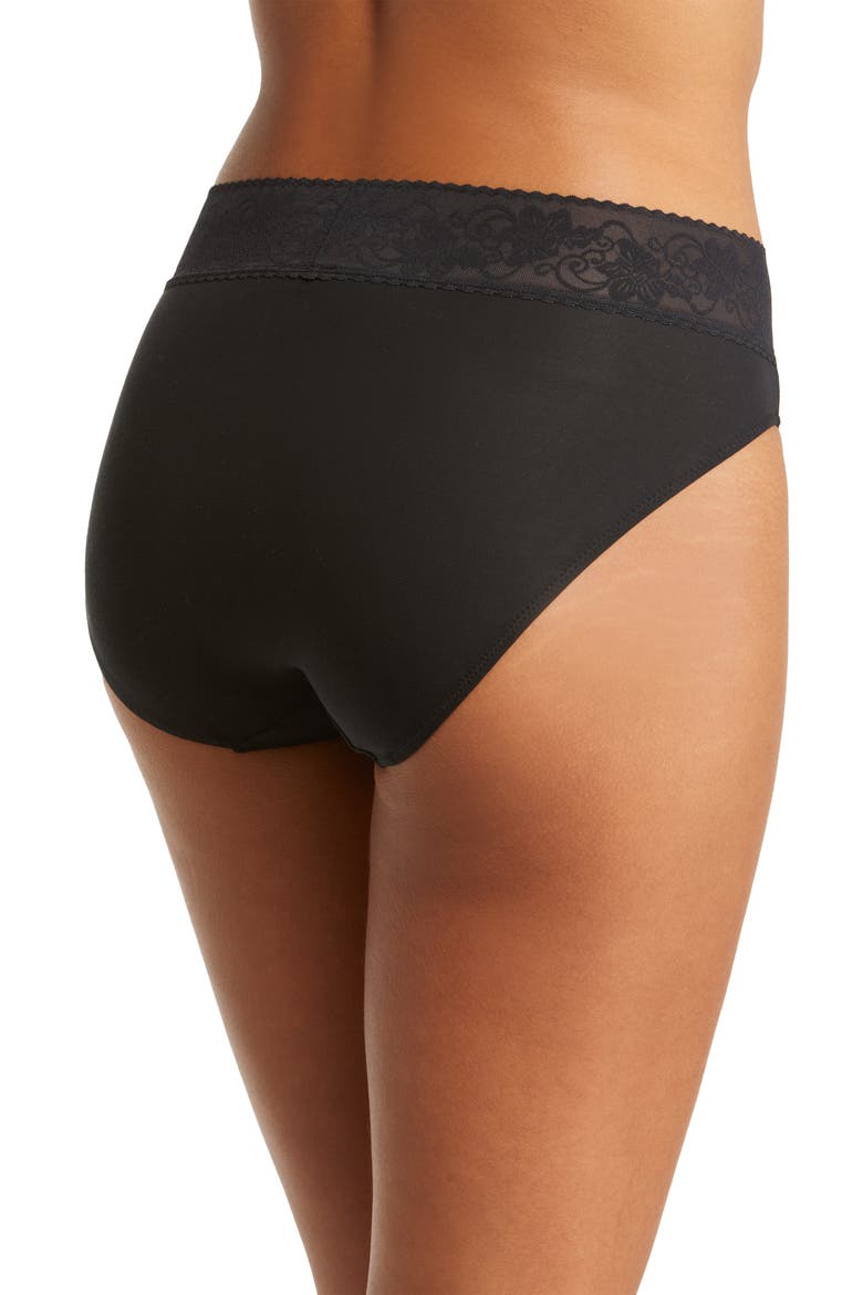 Comfort Touch High Leg Briefs, Alternate, color, BLACK