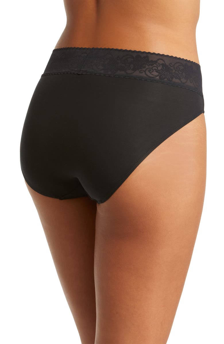 Wacoal Comfort Touch High Leg Briefs, Alternate, color, Black
