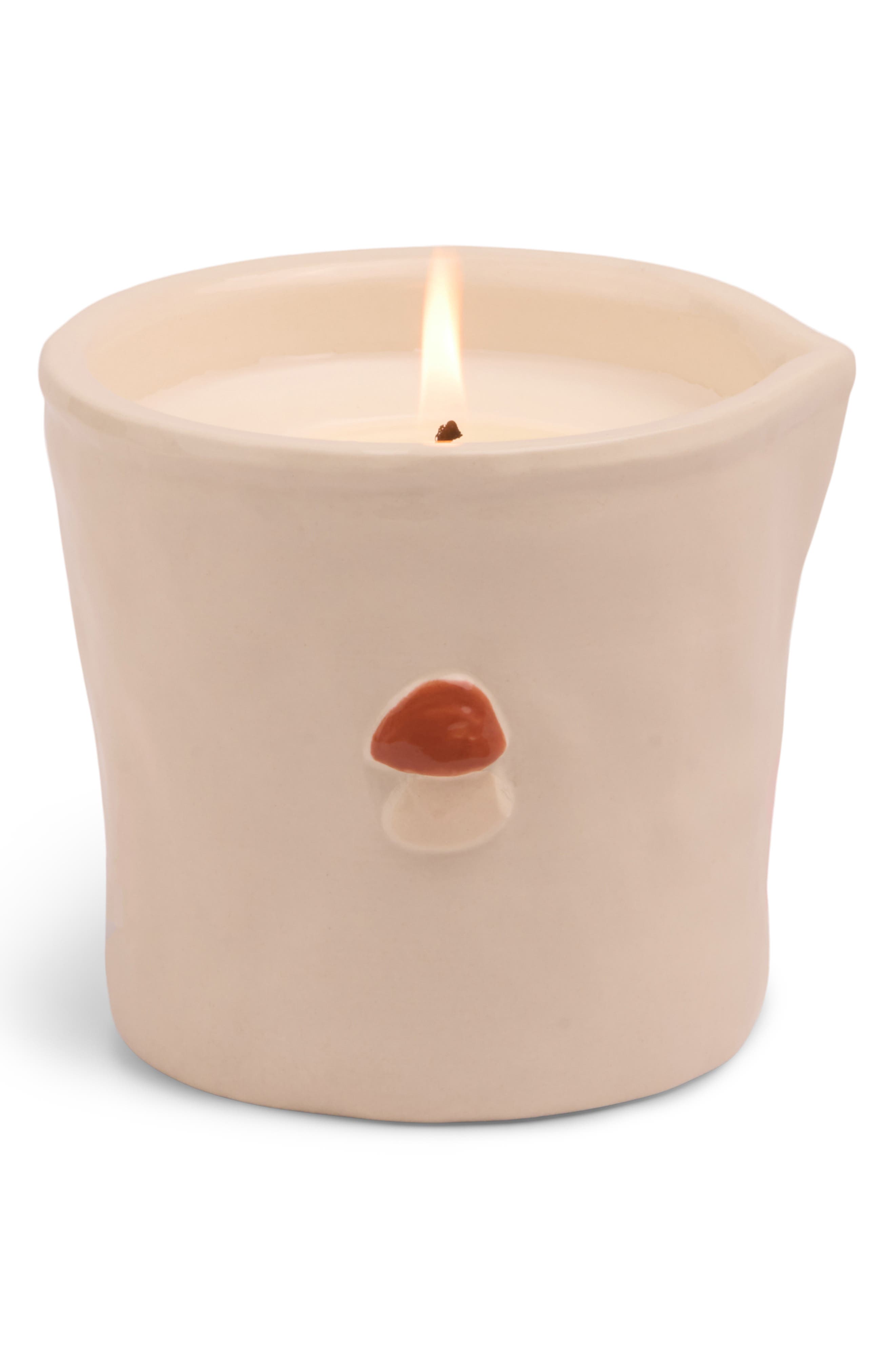 Bistro Wild Mushroom Ceramic Candle
