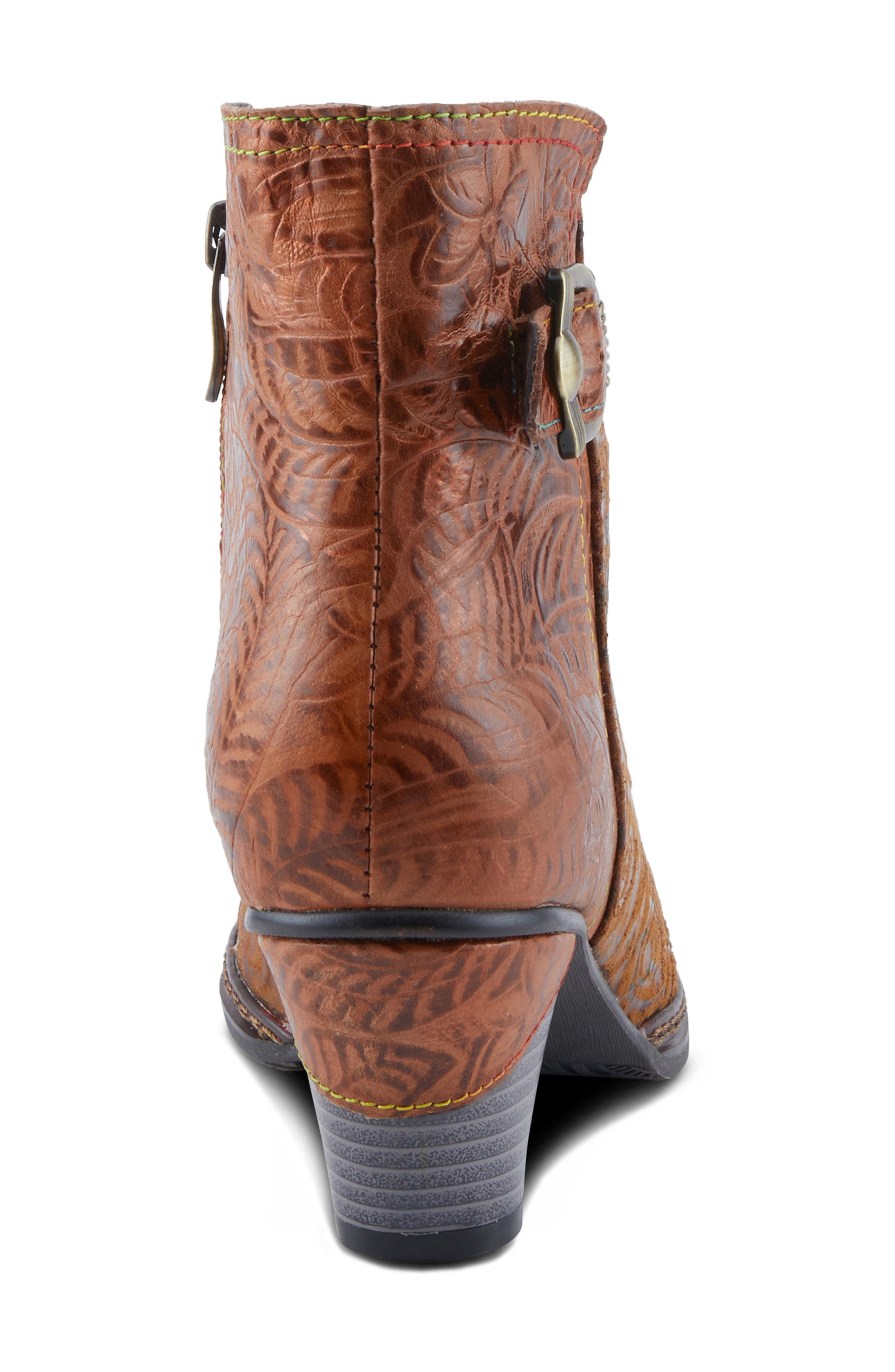 L'Artiste by Spring Step Antilles Flower Embossed, Alternate, color, Camel