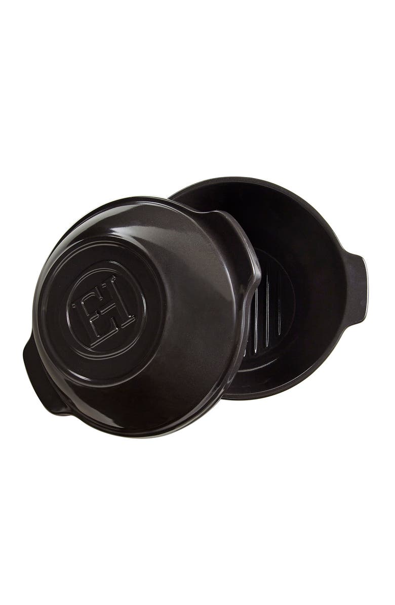 Emile Henry Bread & Potato Pot, Alternate, color, Charcoal