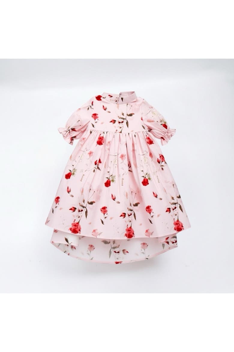 Madeleine Dress, Main, color, Blush Rose