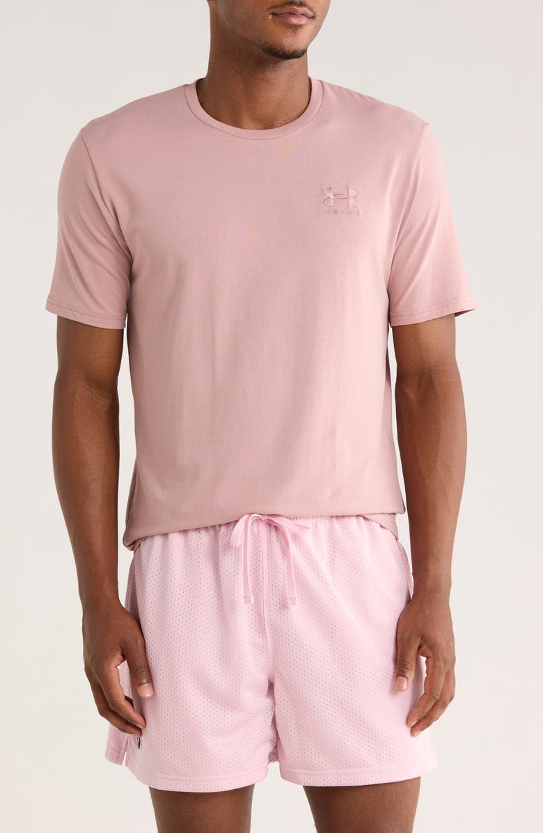 Under Armour Icon Activewear T-Shirt, Main, color, Pink