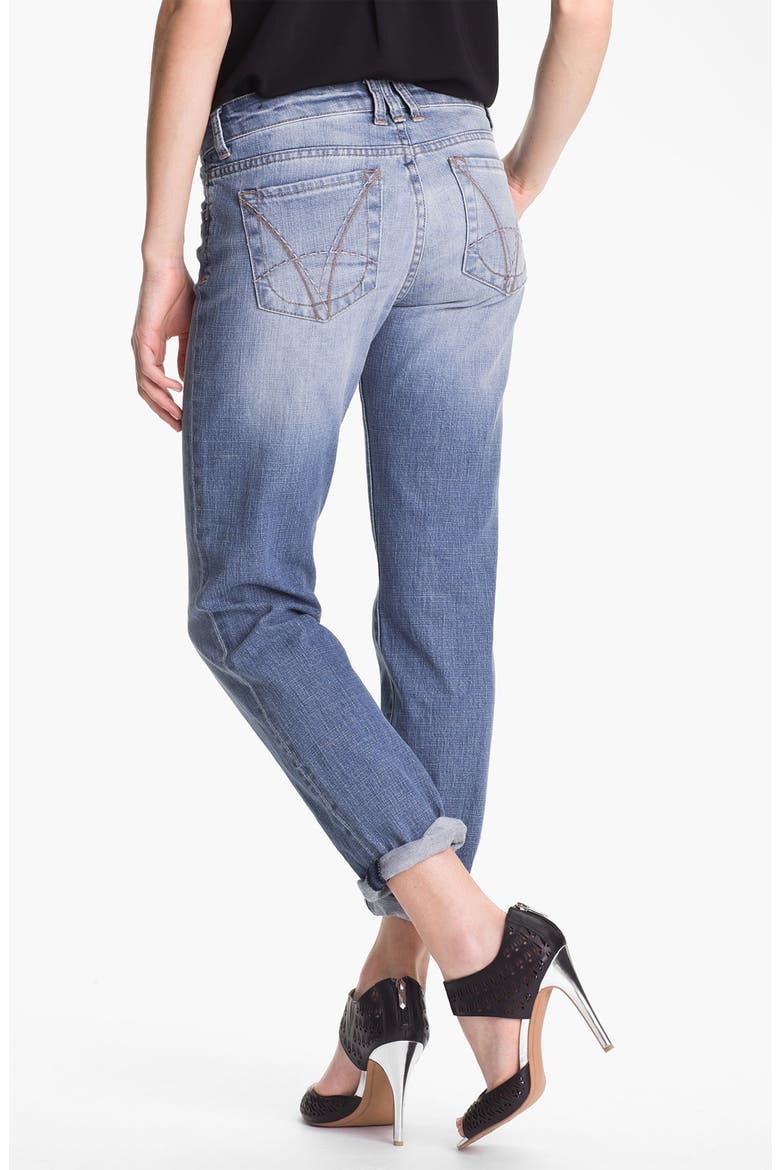 'Catherine' Distressed Slim Boyfriend Jeans, Alternate, color, DISCOVER