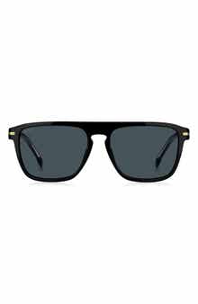 1599/S 56mm Rectangle Flat Top Sunglasses