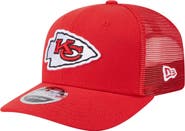 New Era Men's New Era Red Kansas City Chiefs Main Trucker 9SEVENTY Stretch-Snap Hat
