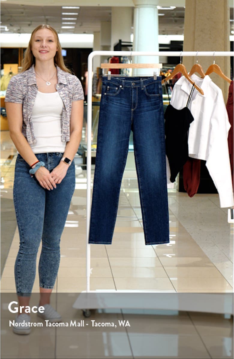 Saige High Waist Straight Leg Jeans, sales video thumbnail