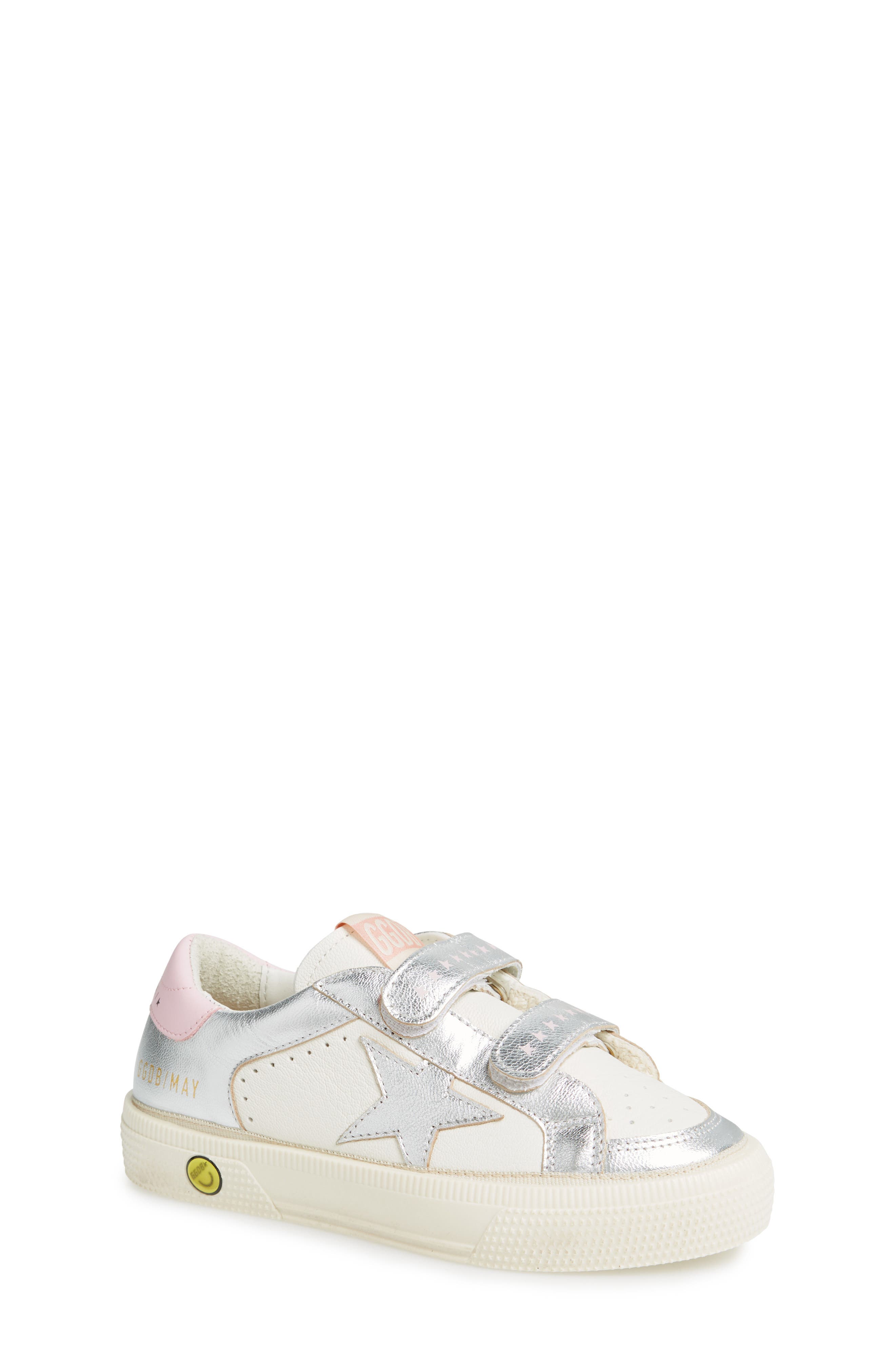 Golden Goose Kids' May School Sneaker, Main, color, 
