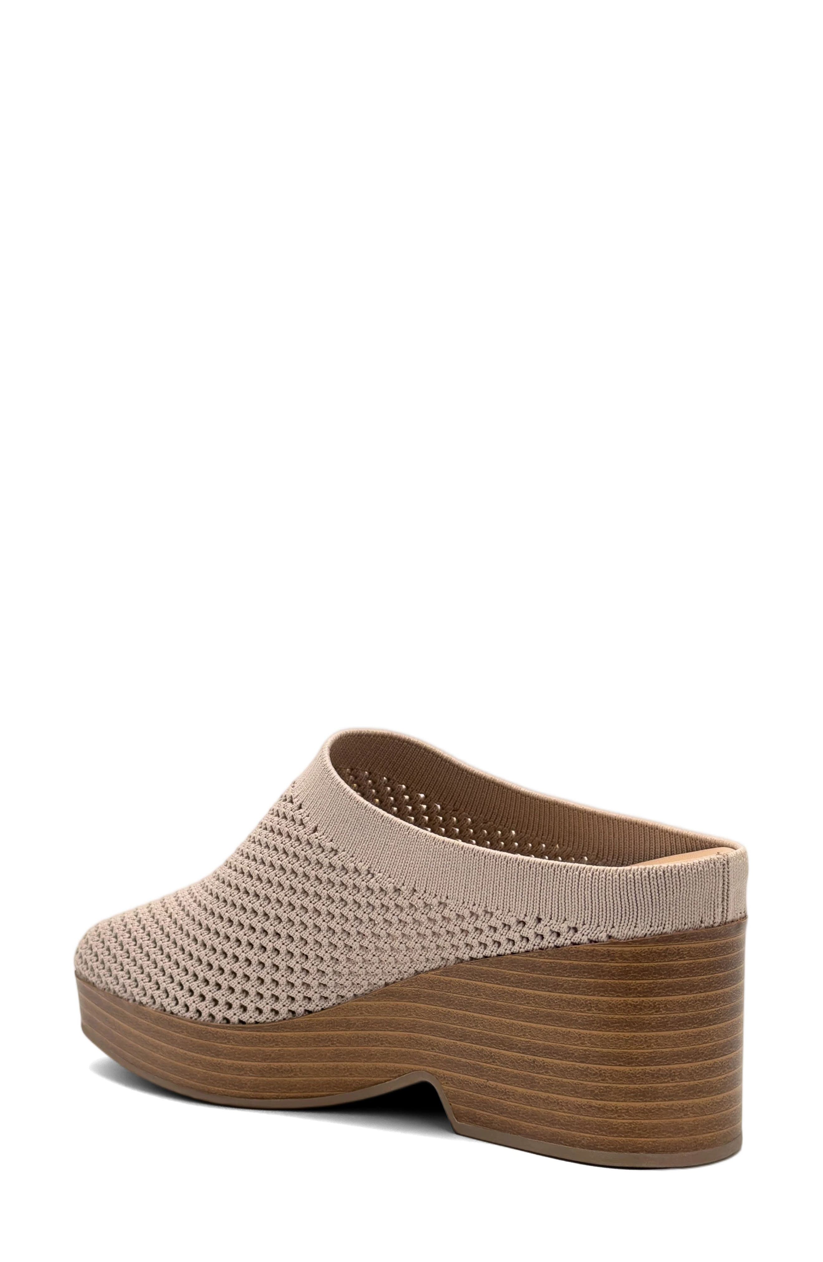 Colombo Mesh Platform Clog, Alternate, color, DUNE OPEN KNIT
