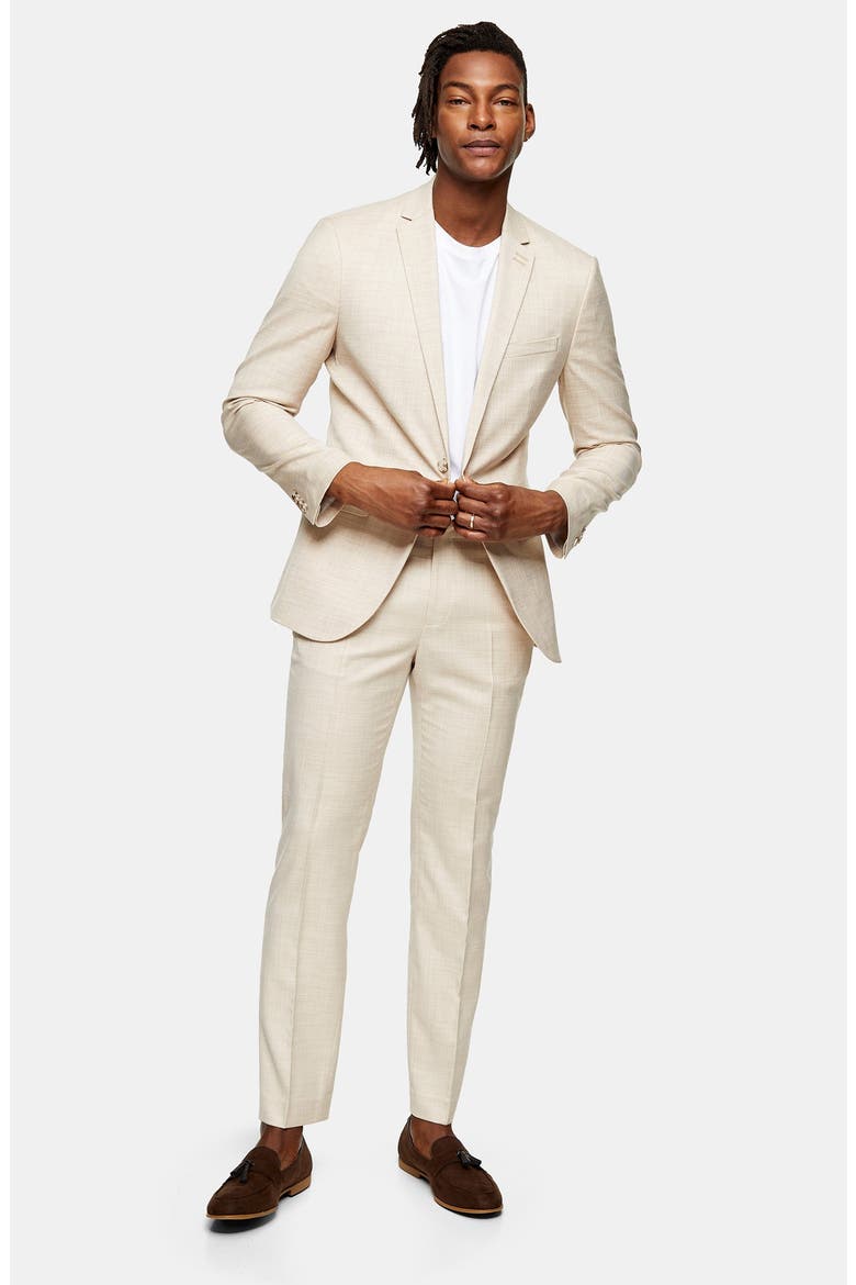 Dax Slim Fit Suit Jacket, Alternate, color, STONE