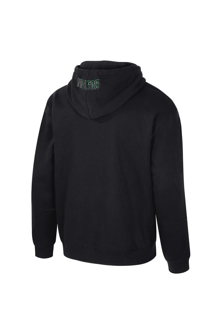 Unisex Stadium Essentials Black Boston Celtics Elementized Pullover Hoodie, Alternate, color, Black