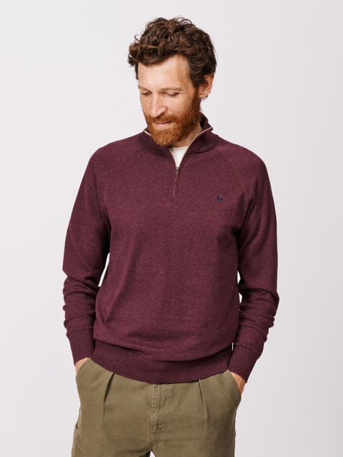 Bonby Zip Neck Sweater