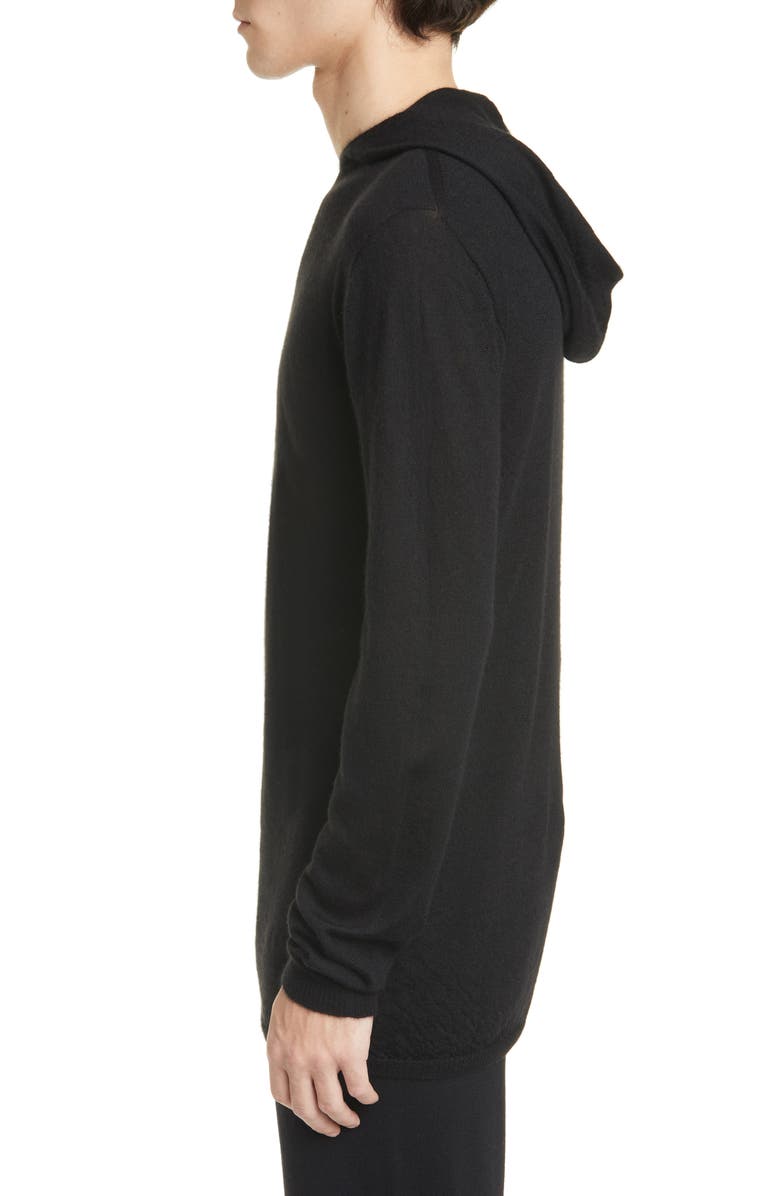 Rick Owens Cashmere Hoodie, Alternate, color, 