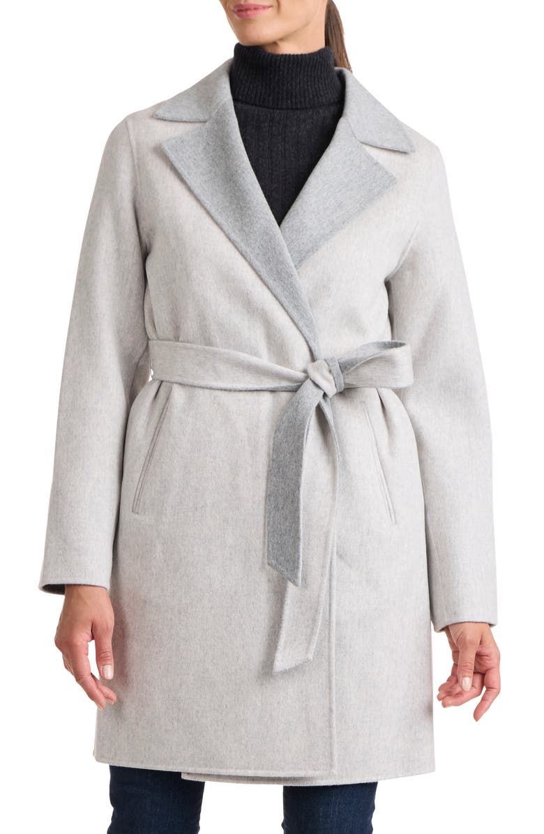 Sofia Cashmere Double Face Wool & Cashmere Wrap Coat | Nordstrom