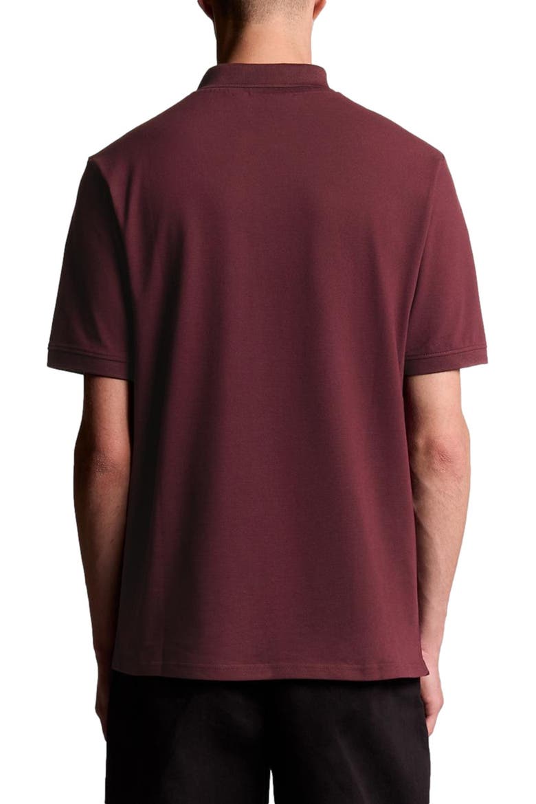 Plain Polo Shirt, Alternate, color, Burgundy