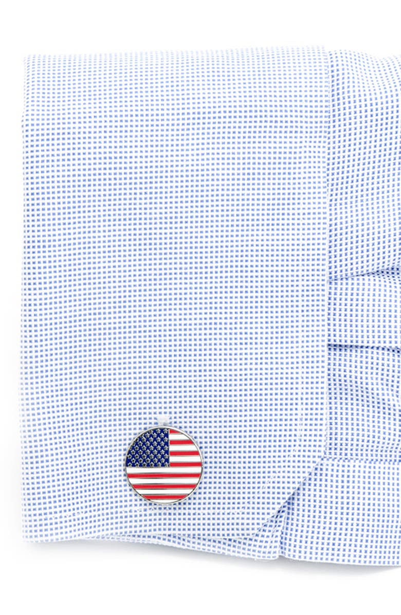 Cufflinks, Inc. American Flag Cuff Links, Alternate, color, 