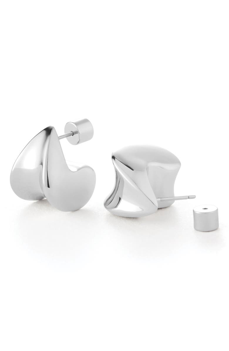 JENNY BIRD Small Paige Puff Earrings, Alternate, color, High Polish Silver