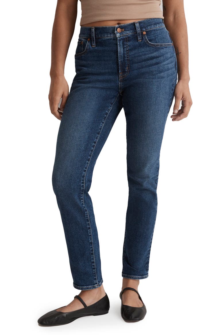 The Perfect Mom Jeans, Alternate, color, DEMING WASH