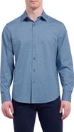 Bugatchi James OoohCotton® Herringbone Button-Up Shirt