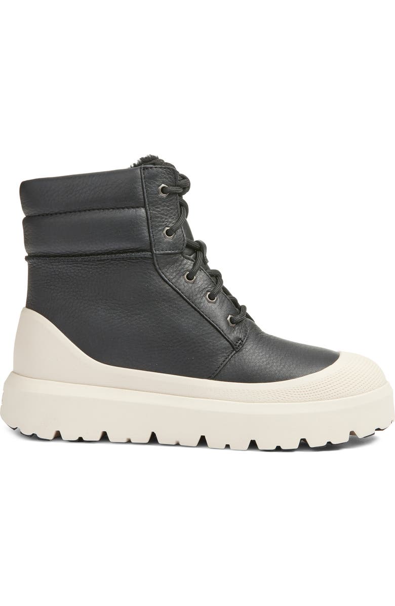 UGG<sup>®</sup> Neumel High Weather Hybrid Waterproof Boot, Alternate, color, Black / Birch