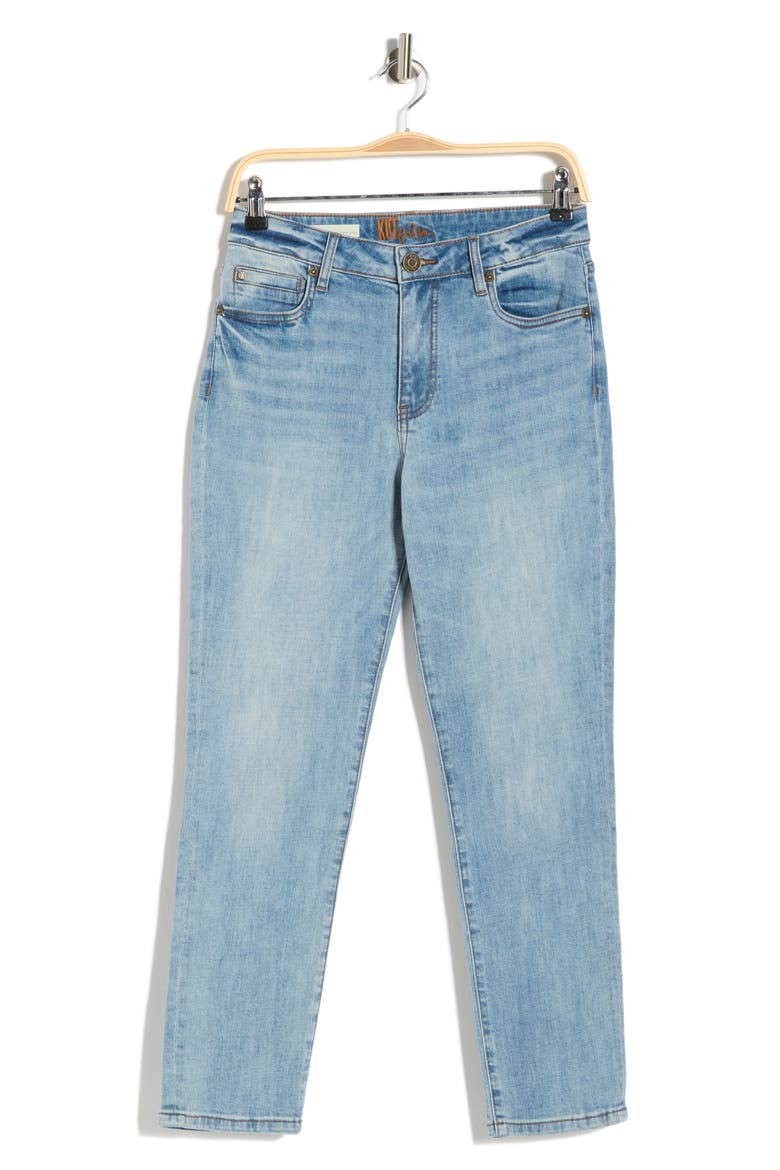 Katy High Waist Ankle Straight Leg Jeans, Alternate, color, CELSIA
