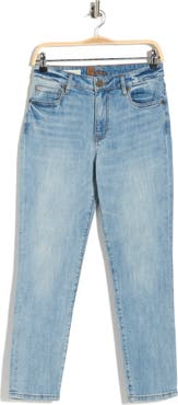 KUT from the Kloth Katy High Waist Ankle Straight Leg Jeans