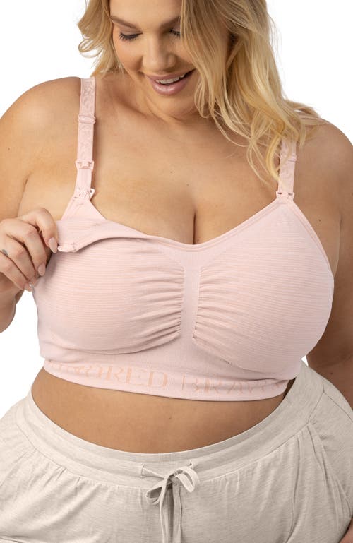 Kindred Bravely Busty Sublime Hands-free Pumping & Nursing Bra In Pink