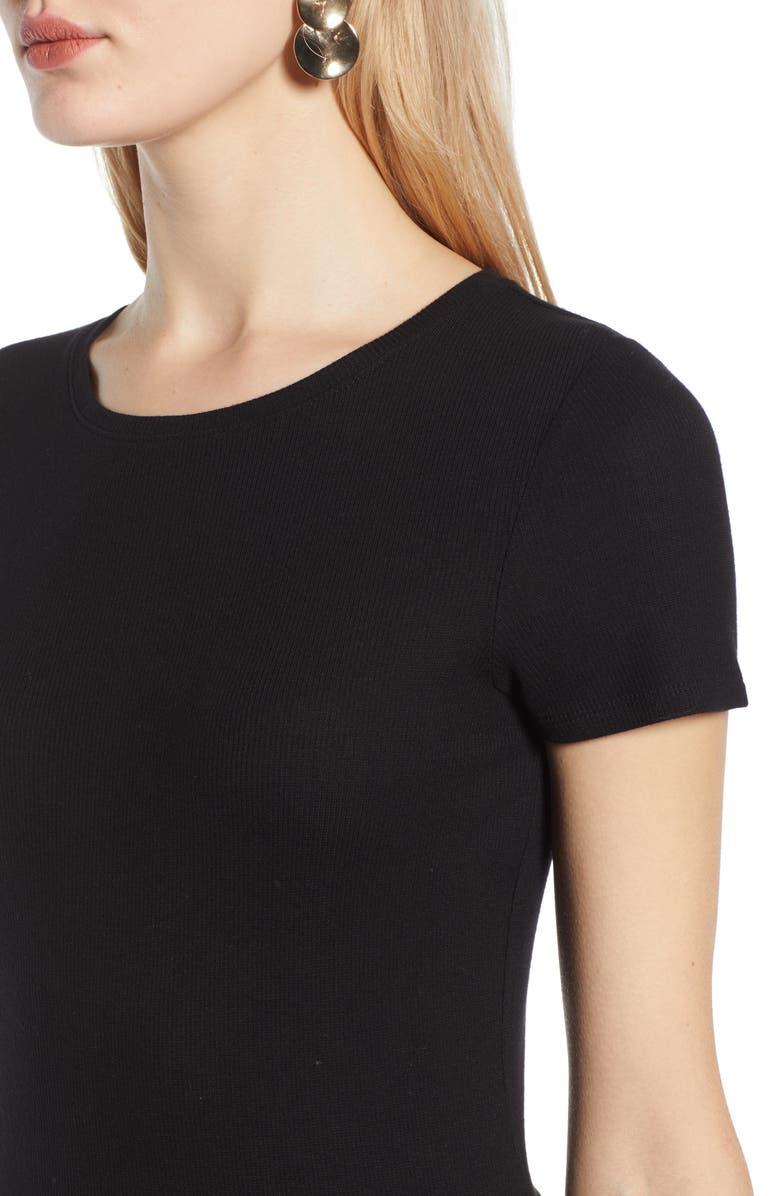 Halogen<sup>®</sup> Ribbed Crewneck Tee, Alternate, color, 