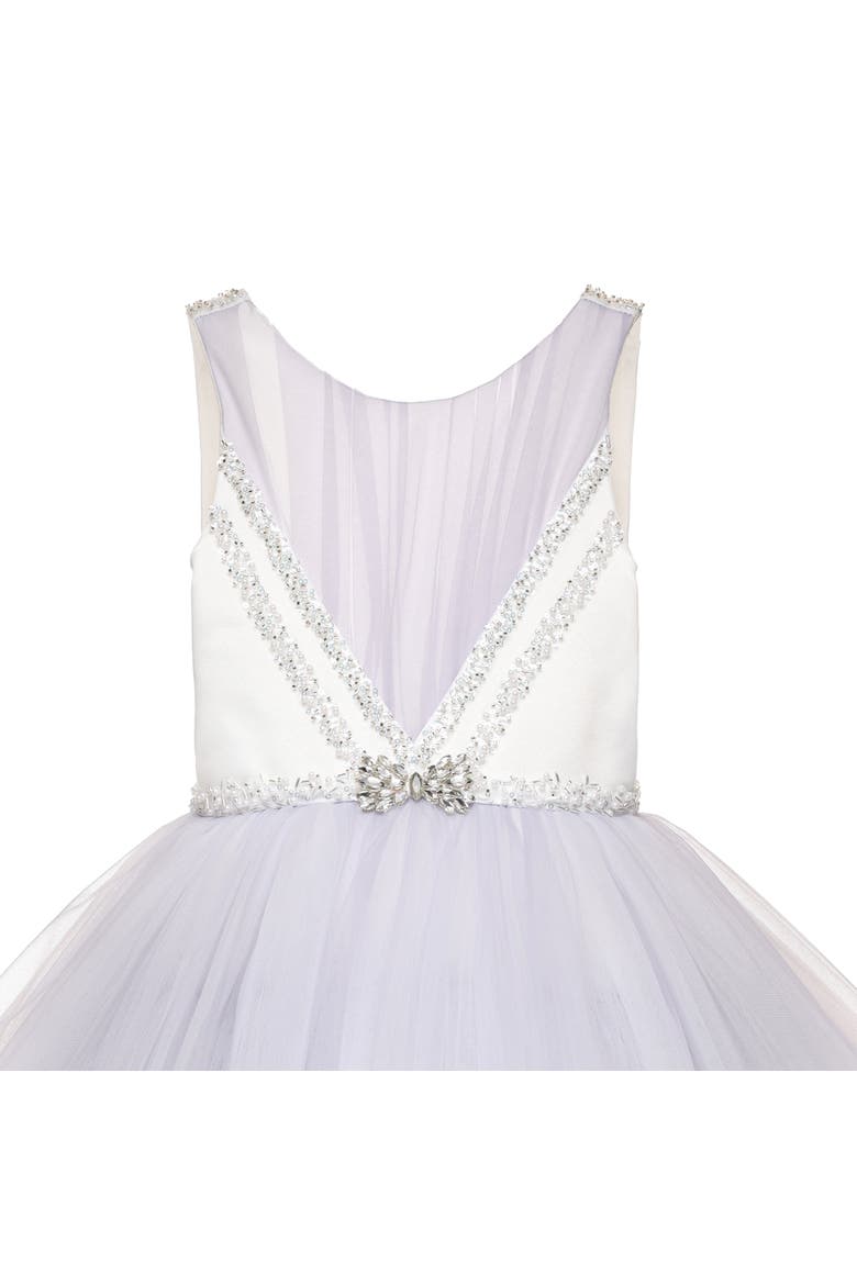 Matilda Embellished Tulle Occasion Gown, Alternate, color, light-purple