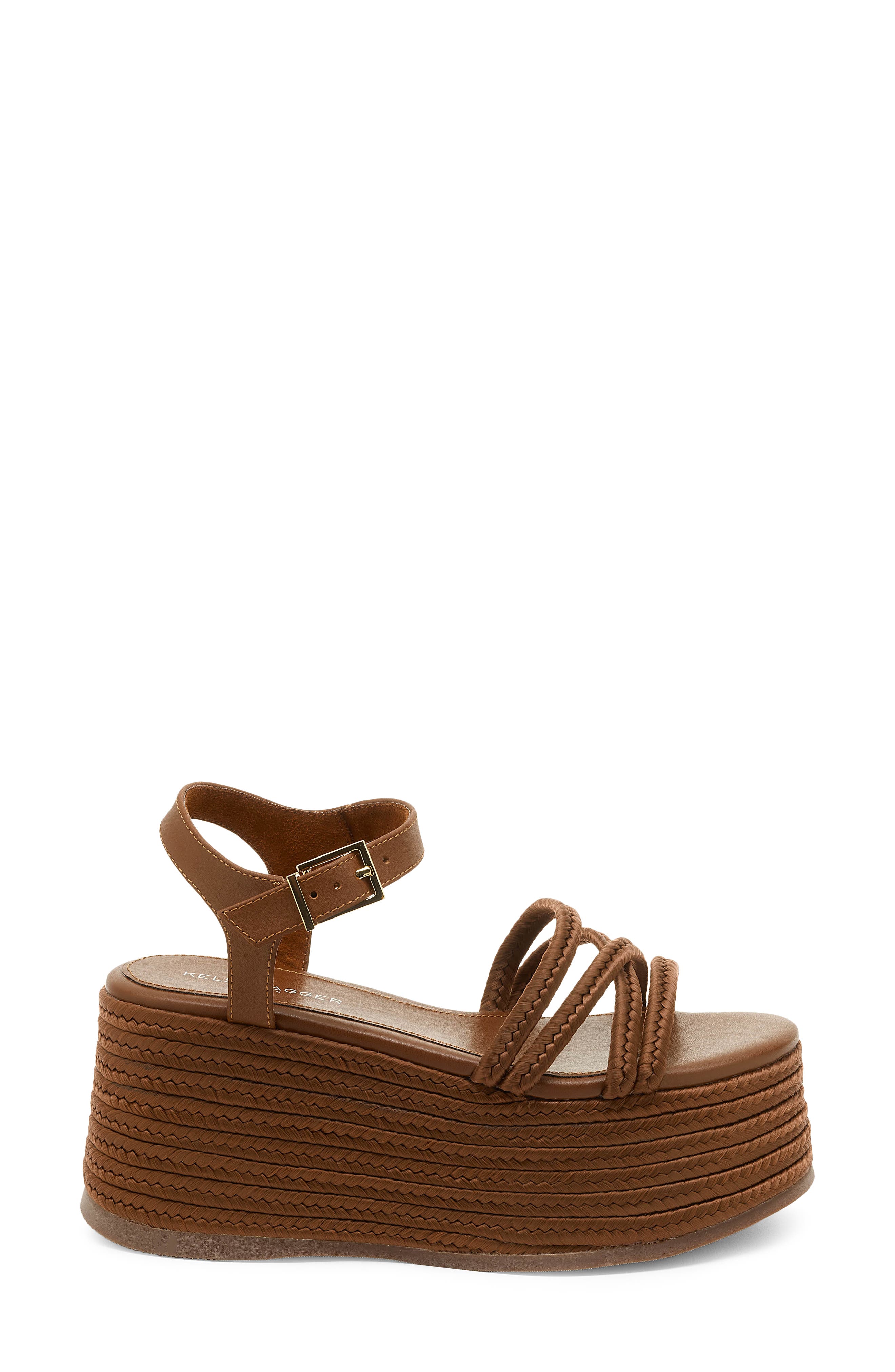 Kelsi Dagger Brooklyn Mend Platform Wedge Sandal, Alternate, color, Peanut