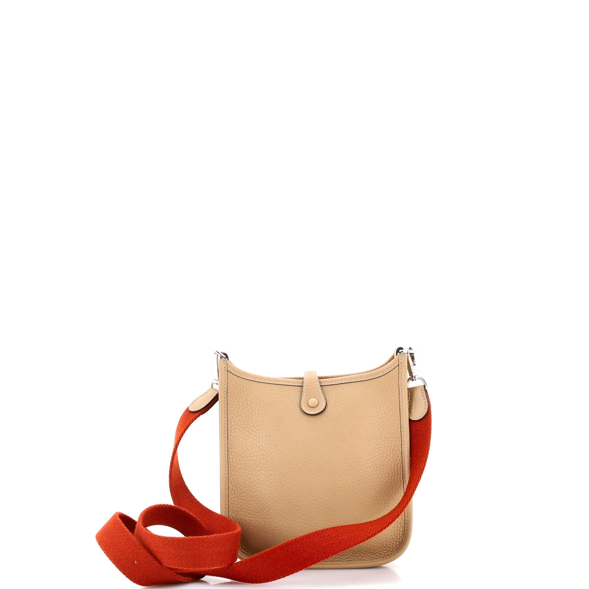 Pre-Owned Hermes Evelyne Bag Gen III Clemence TPM, Alternate, color, Trench