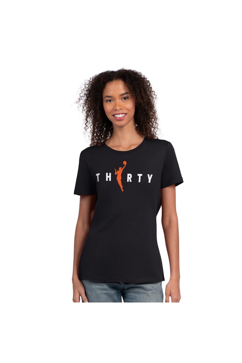 Women's Starter  Black Golden State Valkyries WNBA 30th Anniversary Scoop Neck T-Shirt, Main, color, Black