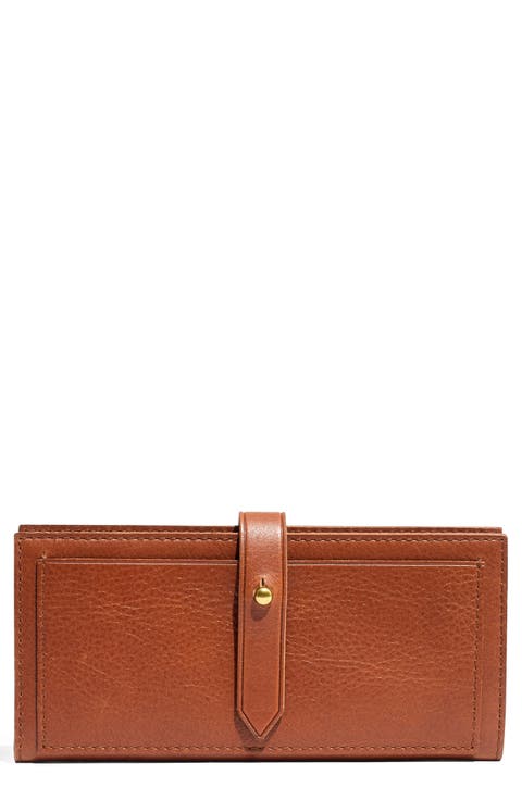 New Post Leather Wallet