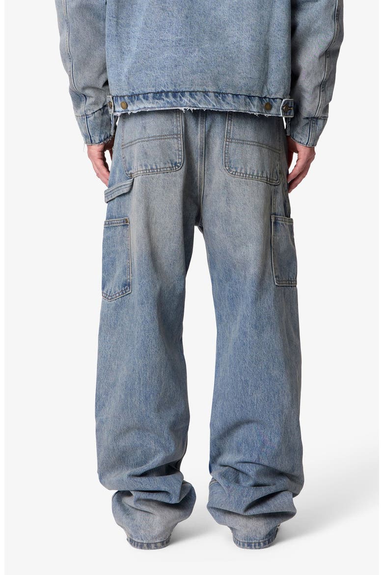 Ultra Baggy Distressed Workwear Jeans, Alternate, color, VINTAGE BLUE