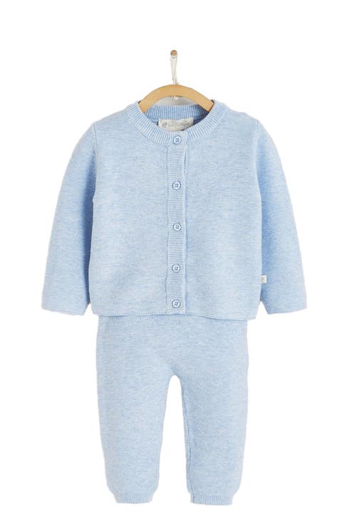 Premium Peruvian Pima Cotton My First Knit Knitted Cardigan & Pants Set for Infant